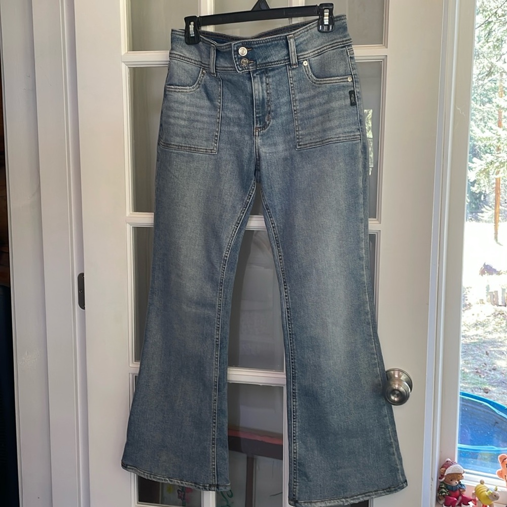 NWOT Silver Flare Jeans, size 29